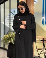 ست عبا و شلوار کارامل - تصویر 3